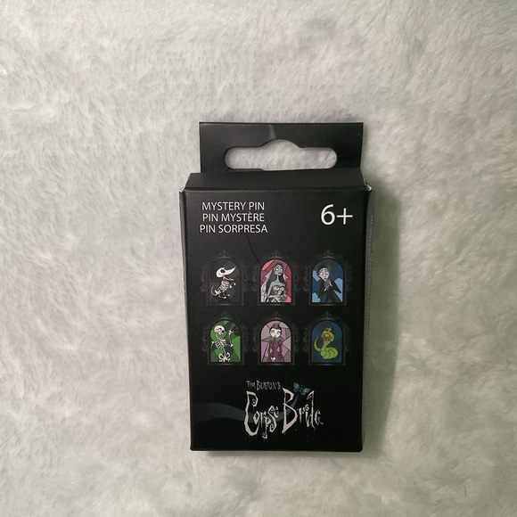 Loungefly Other - Loungefly Mystery Pin Box - Black with White Text